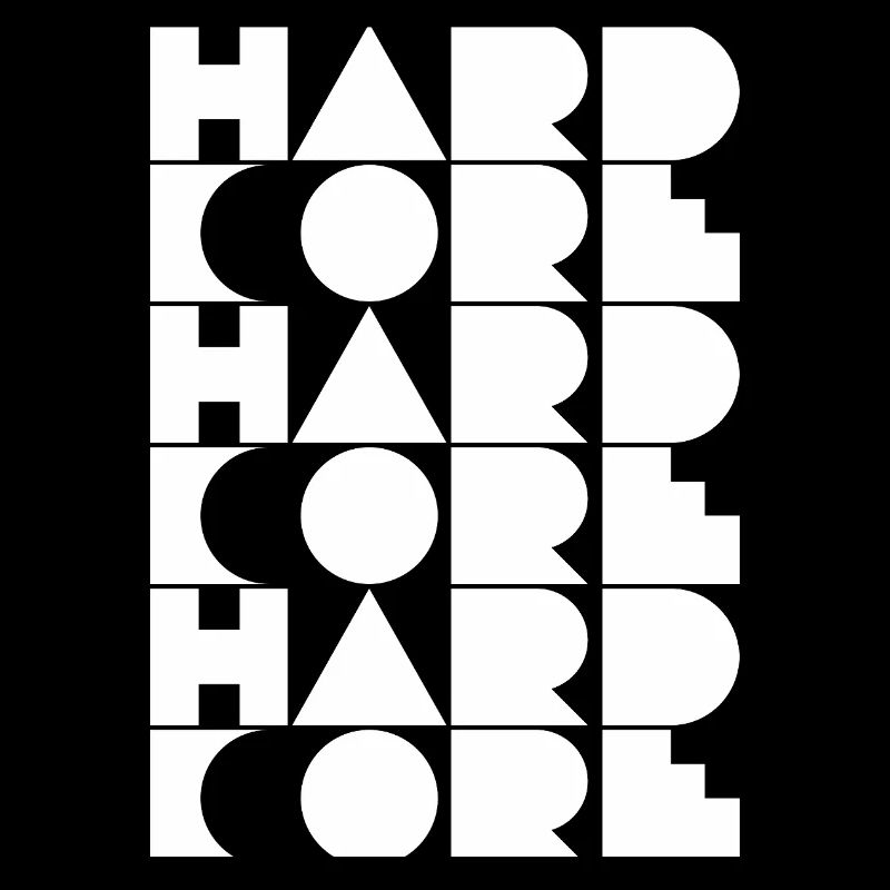 Hardcore-Rastertypografie