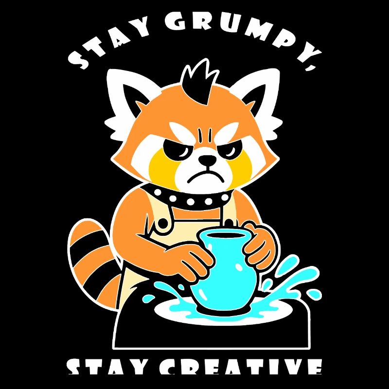 Stay Creative Pottery Panda