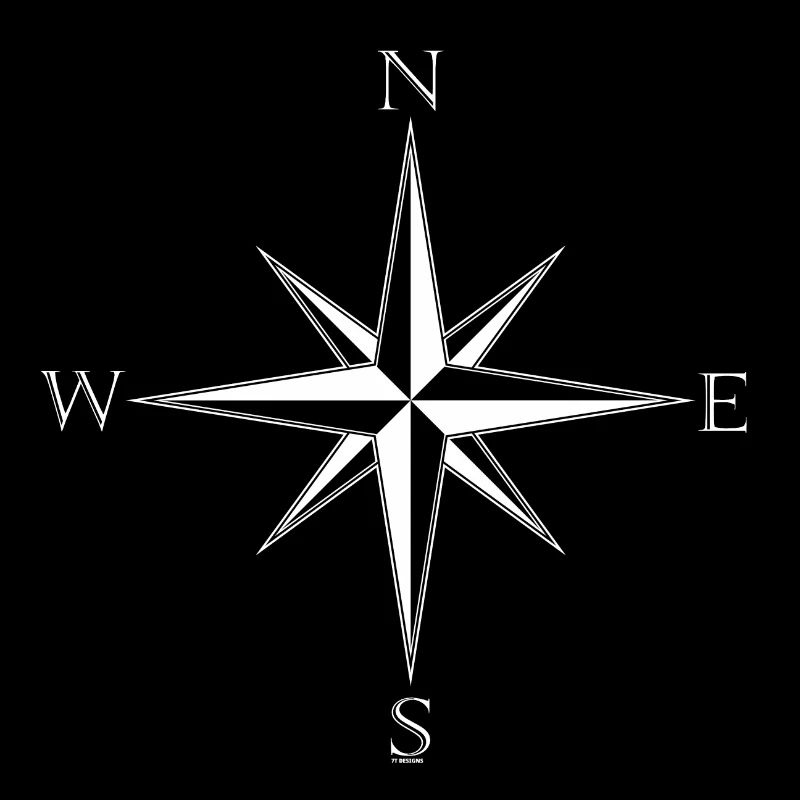 Windrose Compass Maritim Sailing Map