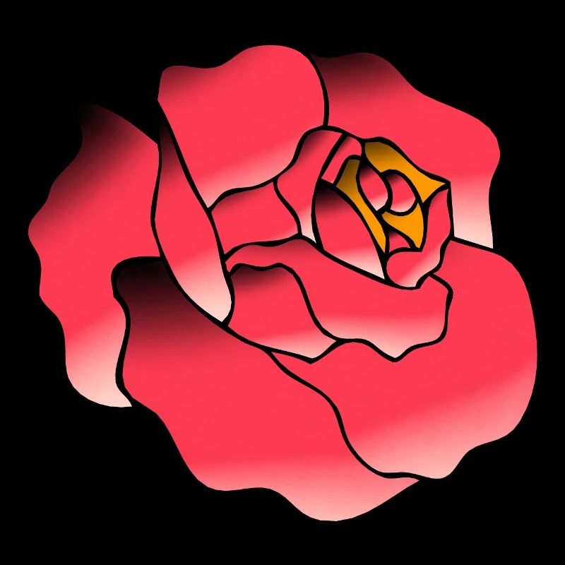 pink flower drawing