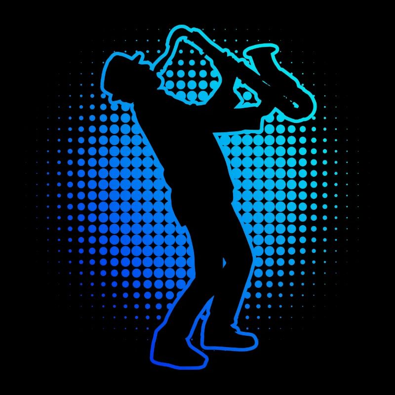 Saxophonist Sax Herren Jungen Saxophon