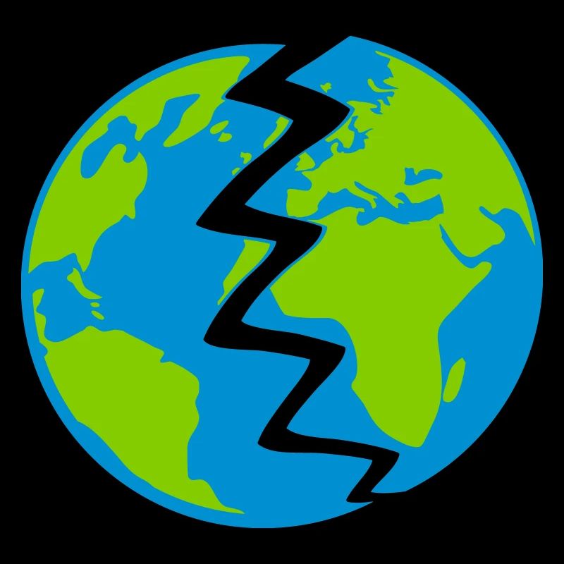 Conception de la Terre détruite