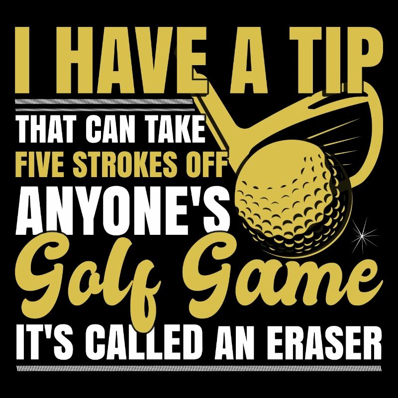 Funny Golf Player Golfer