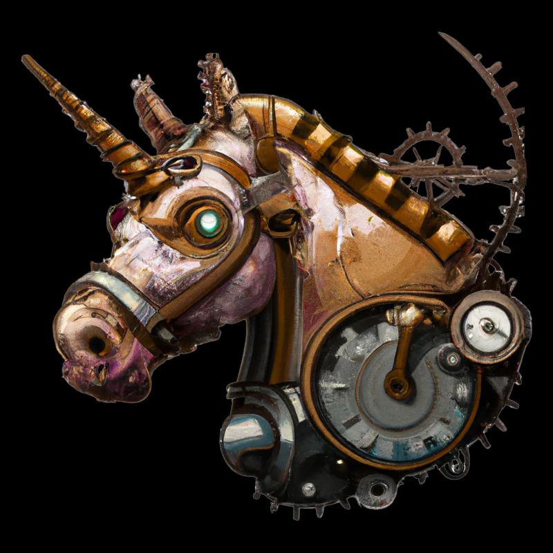 Steampunk Einhorn