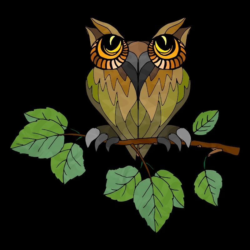Hibou oiseau