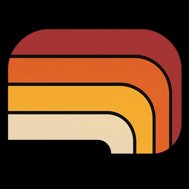 Retro gradient design