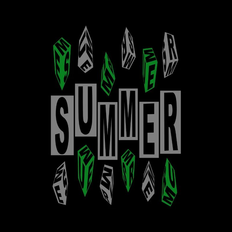 Summer dynamisch grün-grau