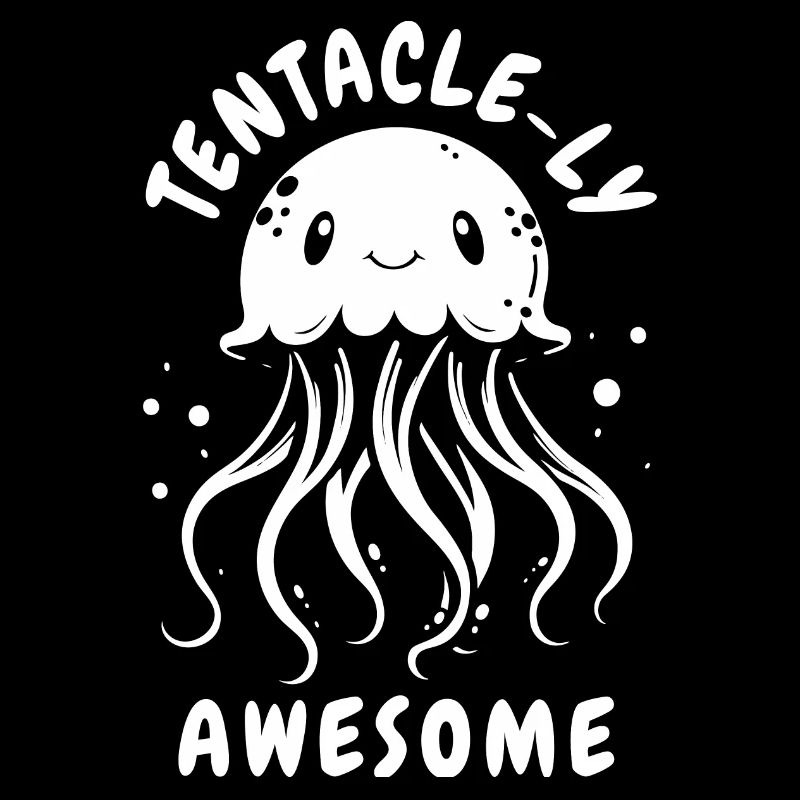 Tenacle-ly Awesome - Méduse avec tentacules
