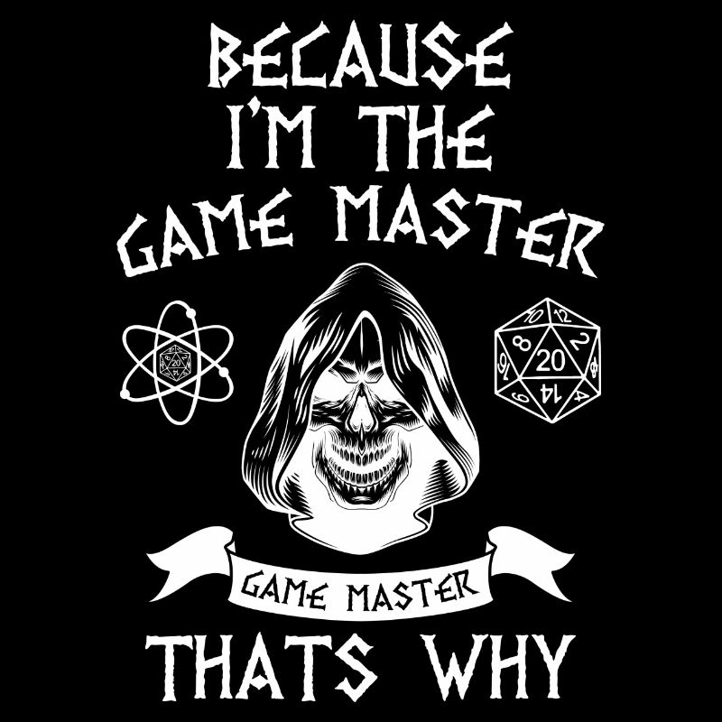 Game master nerd role playing game geek gift