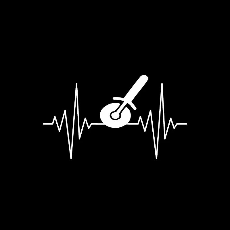 Mon cœur dort pour la conception de coupe-pizza