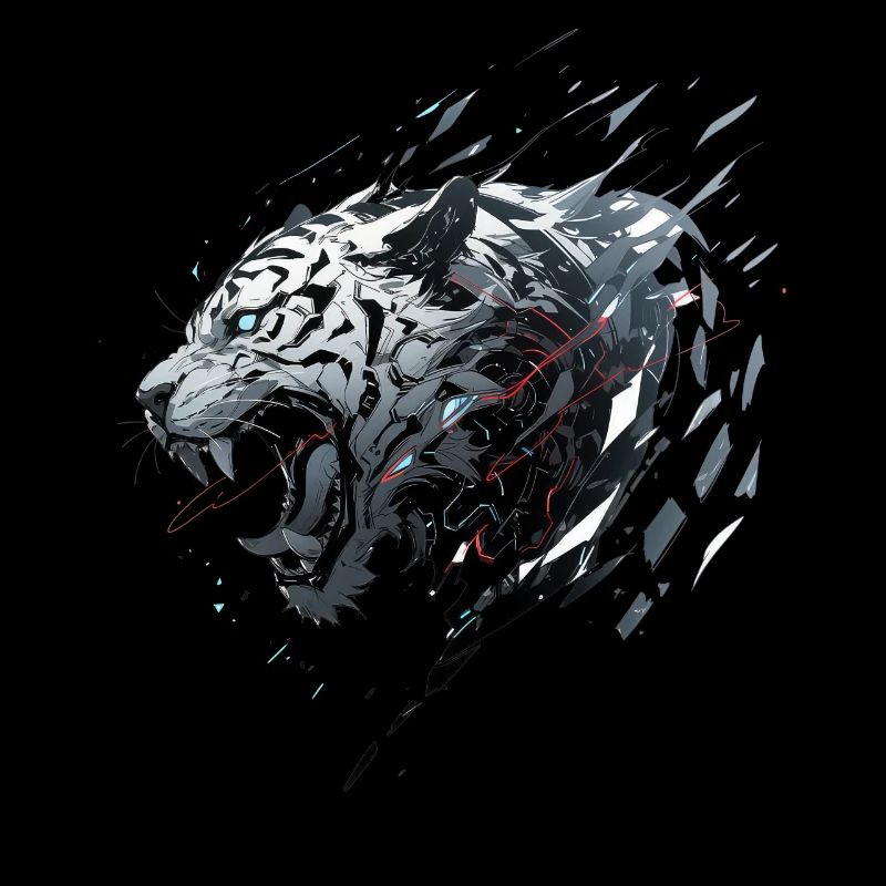 Mecha Animal Tiger Wolf Fox Dino Bear Cyborg