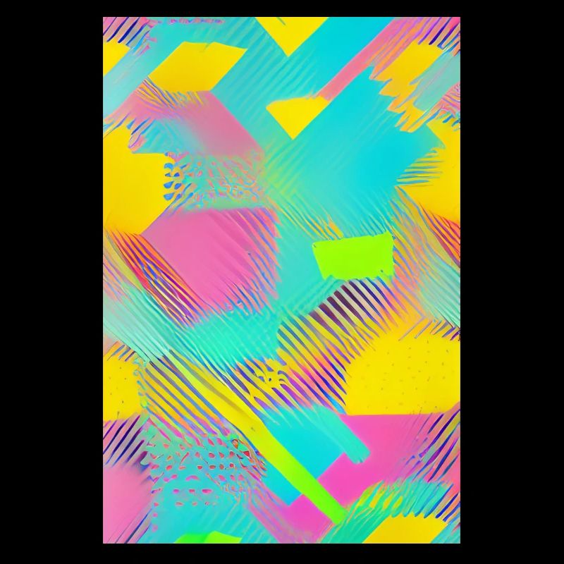 Retro Muster Bunt