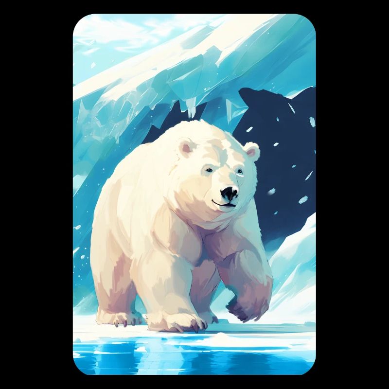 Polarbär im ewigen Eis