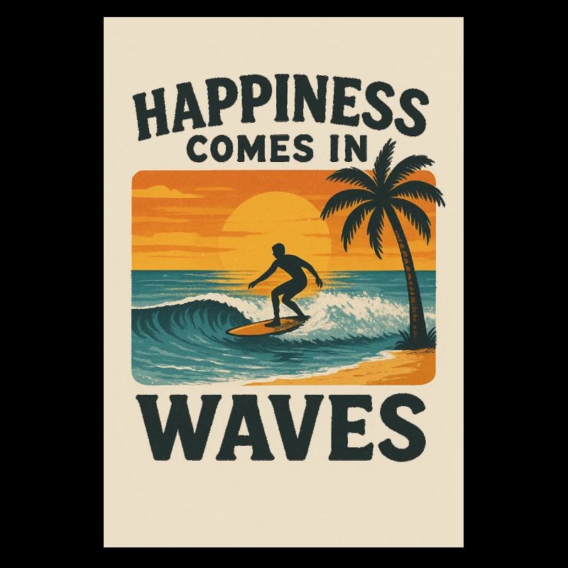 Le bonheur vient par vagues