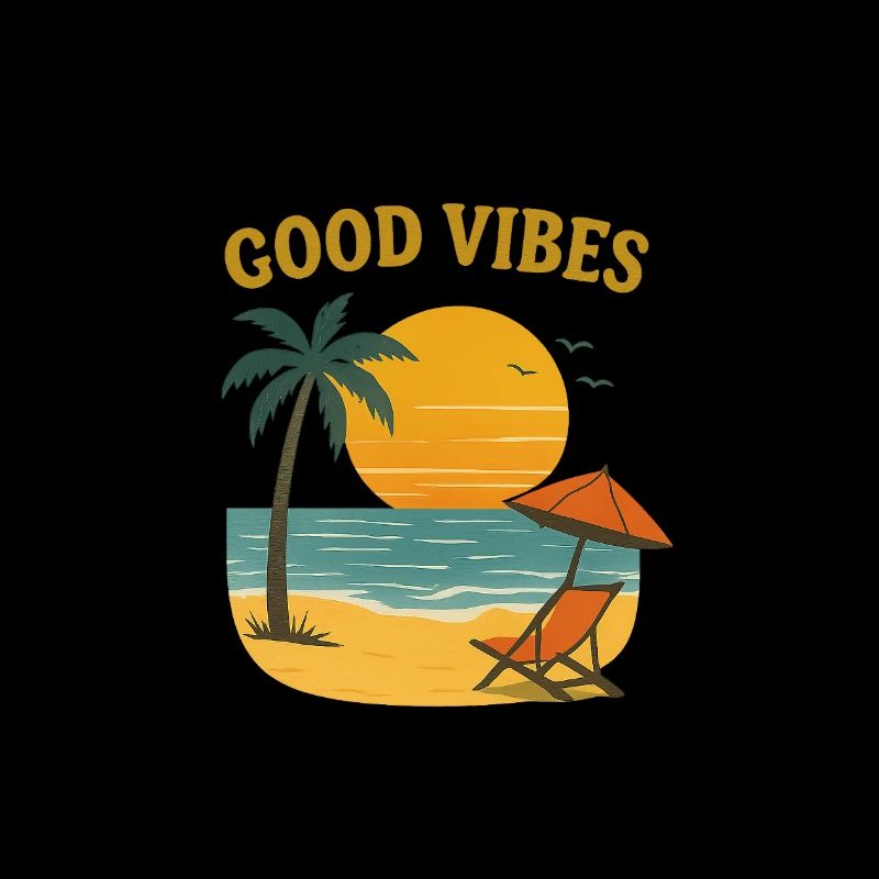 Motif de plage de coucher de soleil