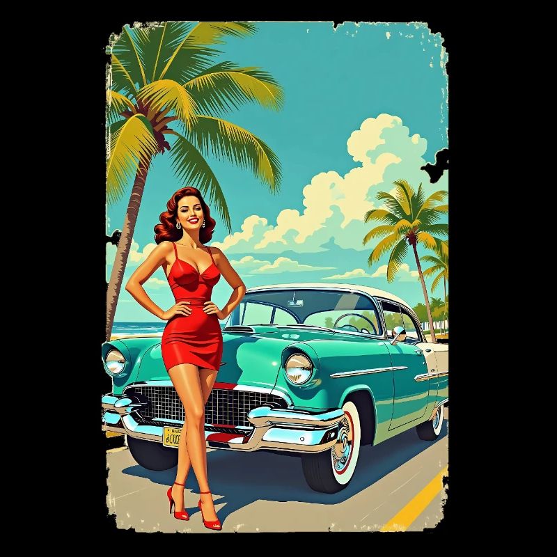 Glamour retrò e muscle car R01