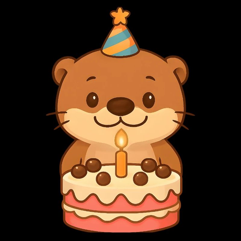 Kleiner Otter Geburtstag