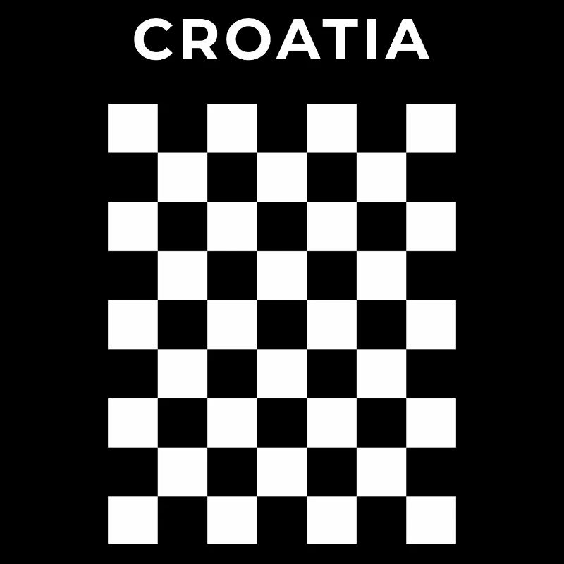 Blanc à damier croate