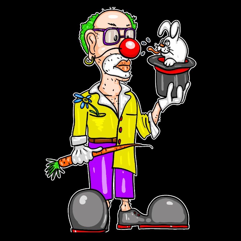 Clown & Rabbit – Funny Magic Cartoon