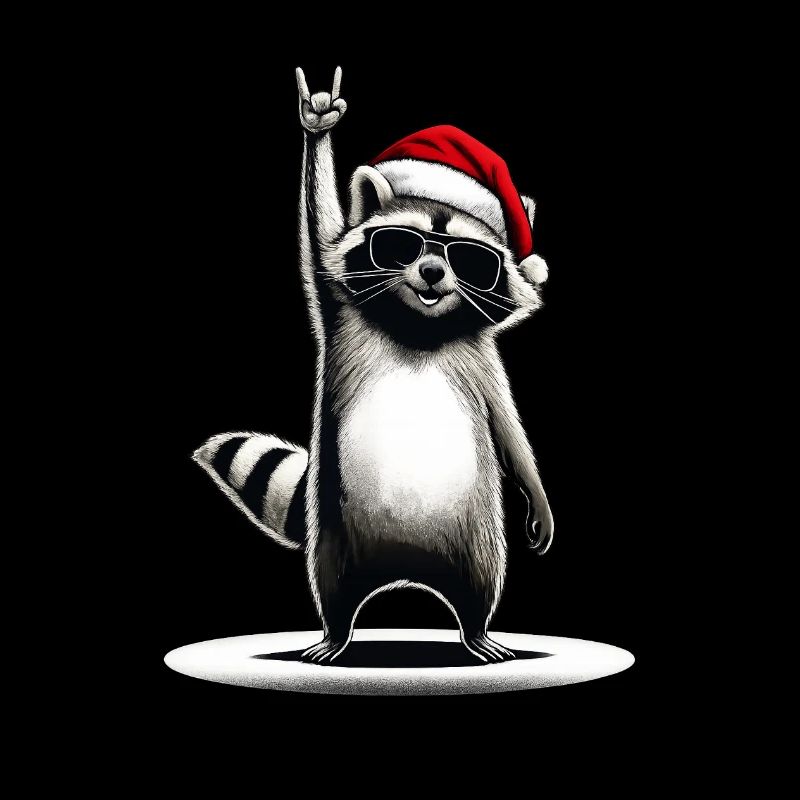 Raton laveur de Noël