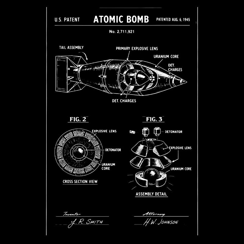 Esquisse du plan de la bombe atomique