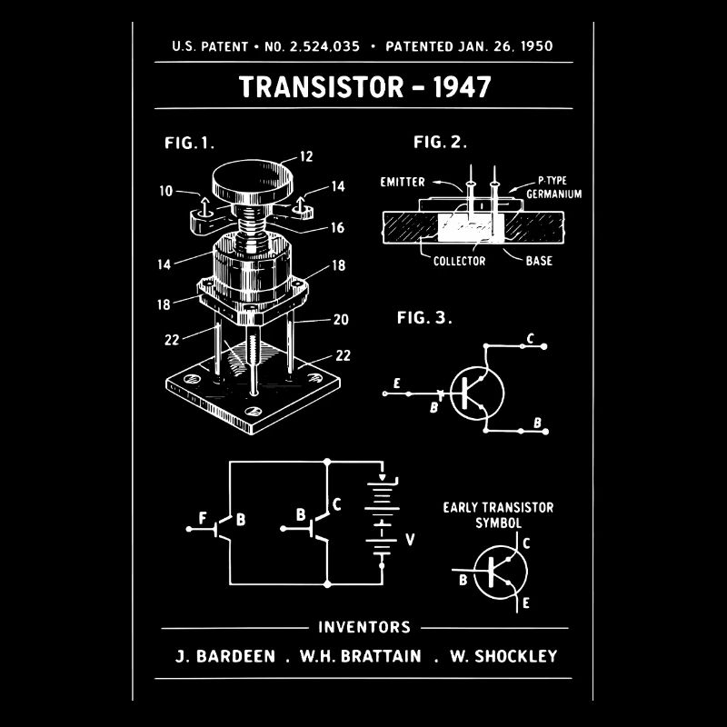 Plan de brevet pour transistors