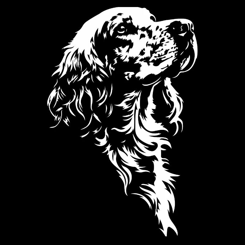 Silhouette du setter anglais Chiens de chasse Chiens Wilsigns