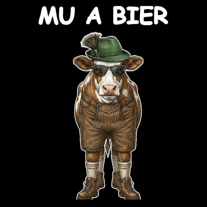 Bier Kuh Bauer Party