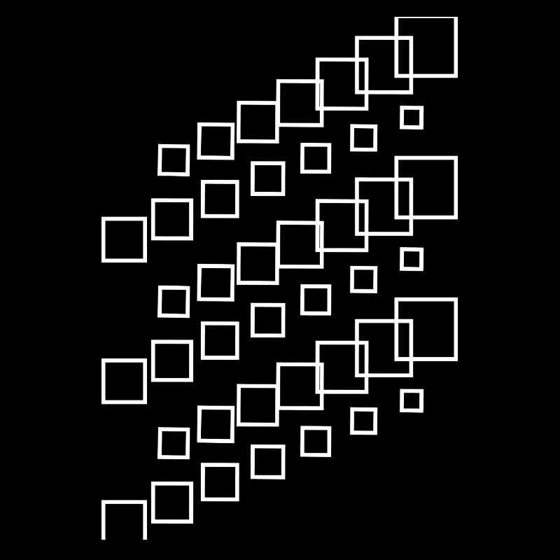 Geometric Square Cascade