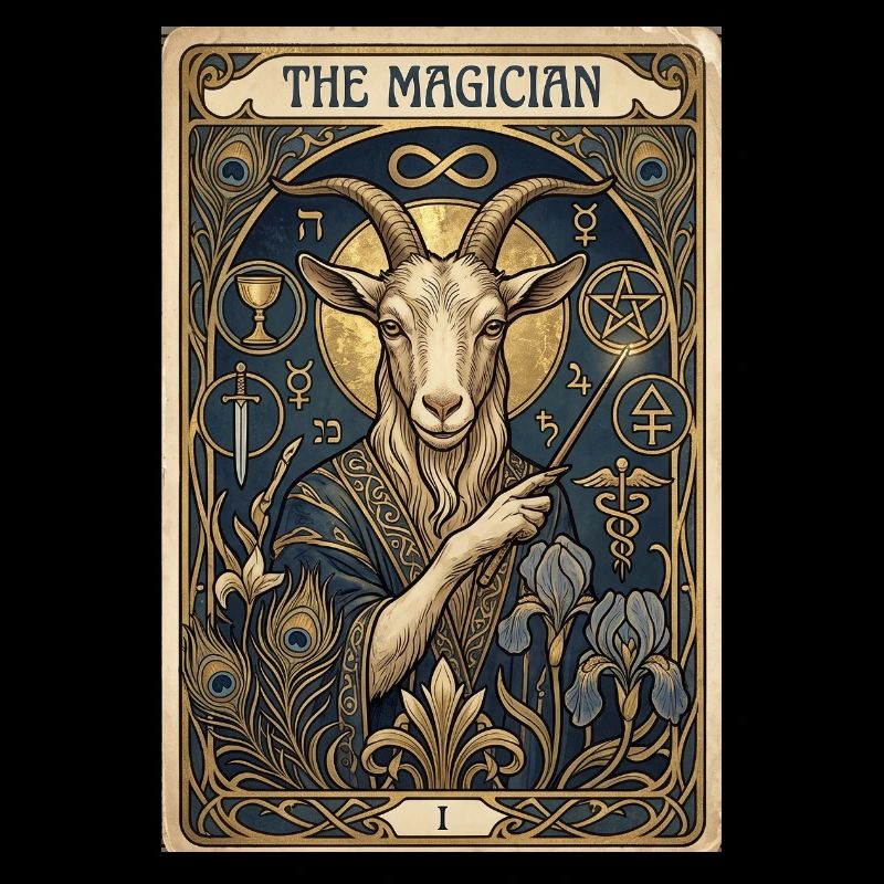 La chèvre, le magicien
