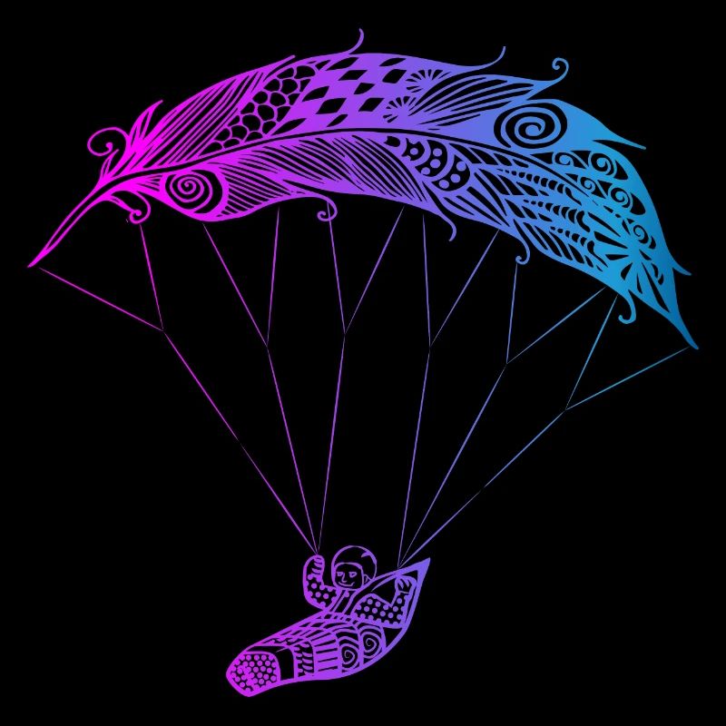 Paraglider feather feather light paraglider