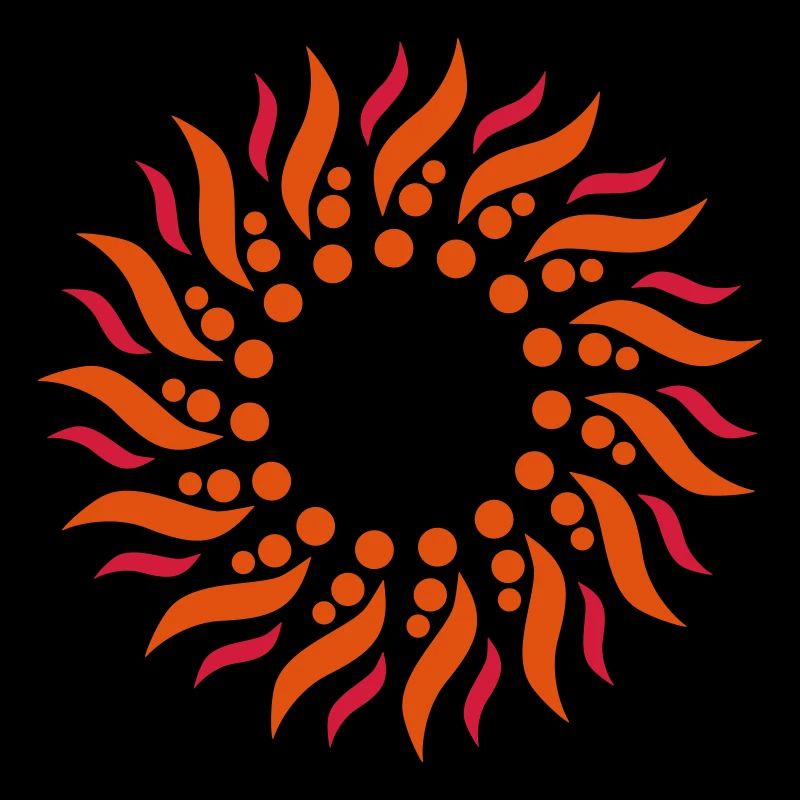 Psychedelic sun