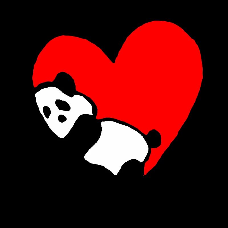 panda coeur