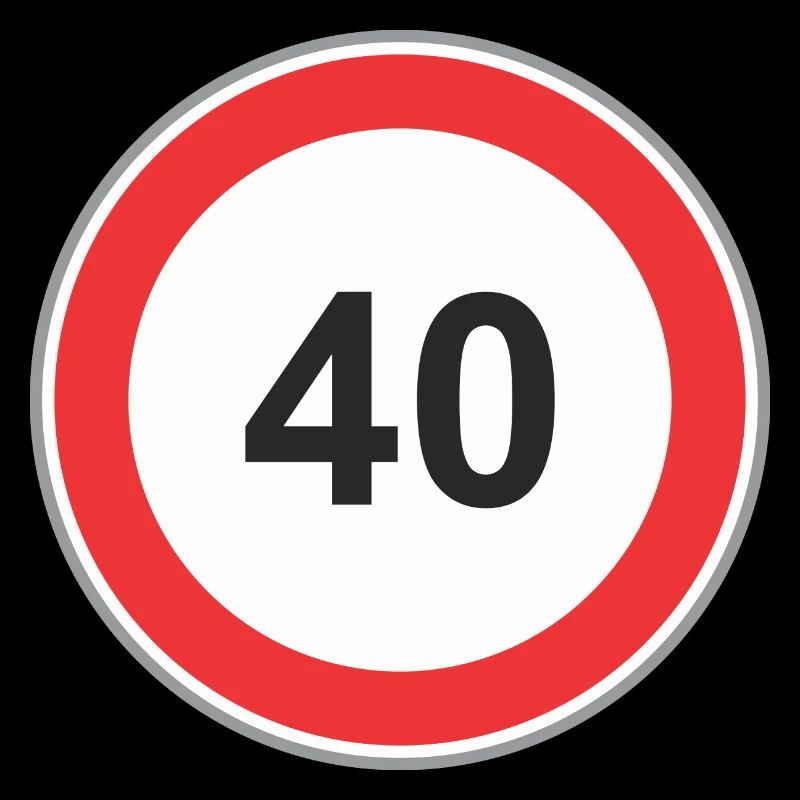 Panneau routier 40