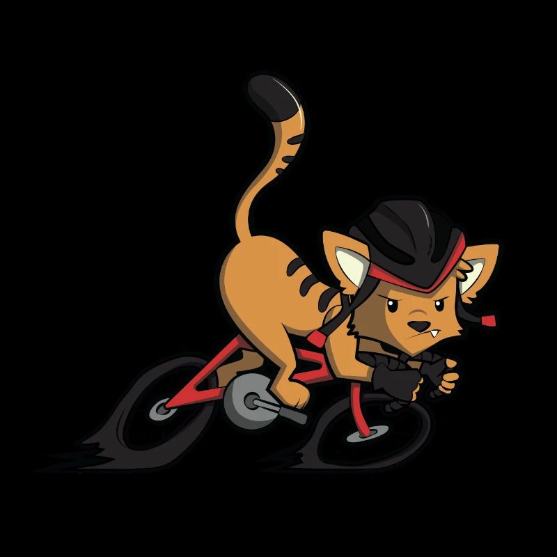 Fahrrad Katze