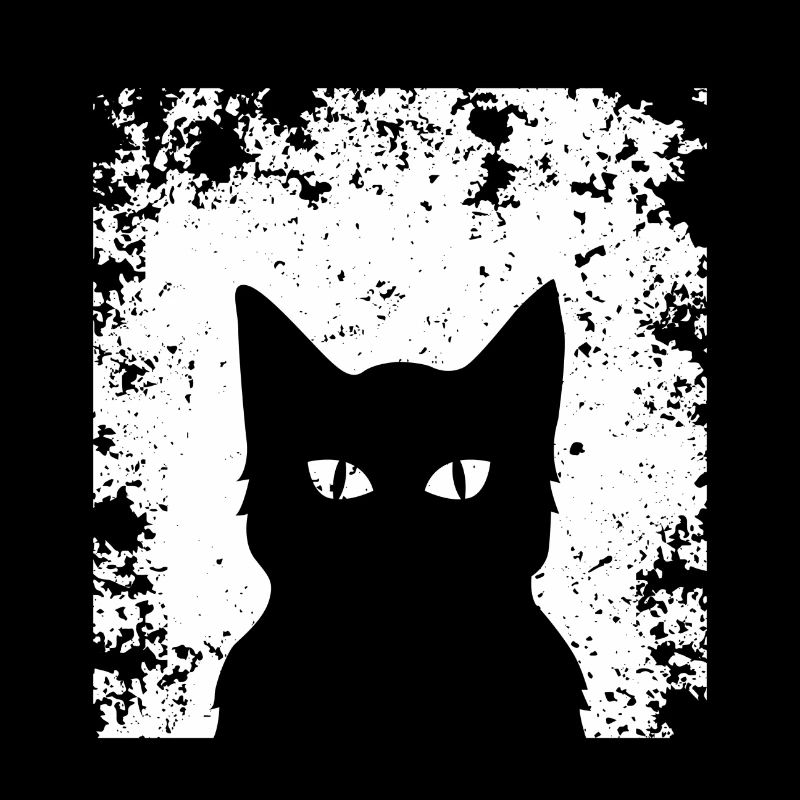 Tolle Katzen Silhouette ! Geschenkidee Katze