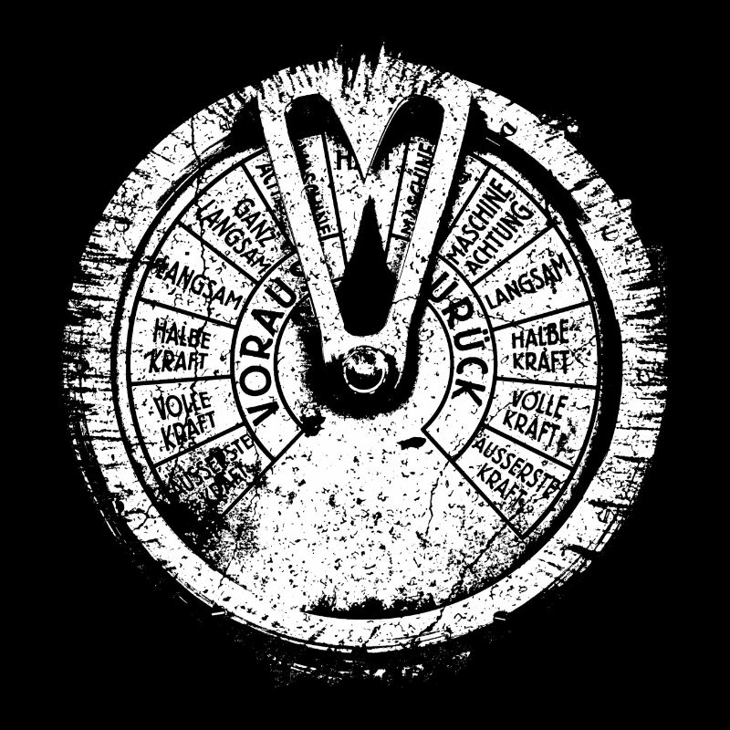 Maschinentelegraph (white oldstyle)