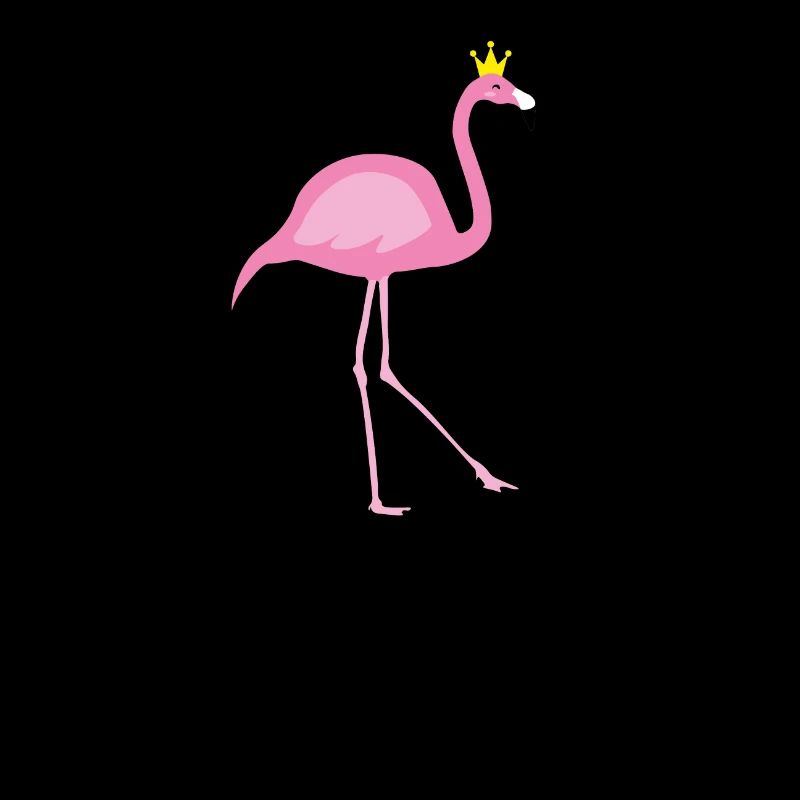 Flamingo Königin Vogel Spruch Geschenk