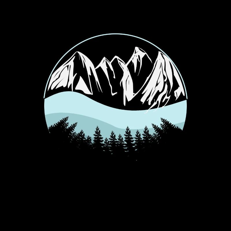 Berge, Schnee und das Meer
