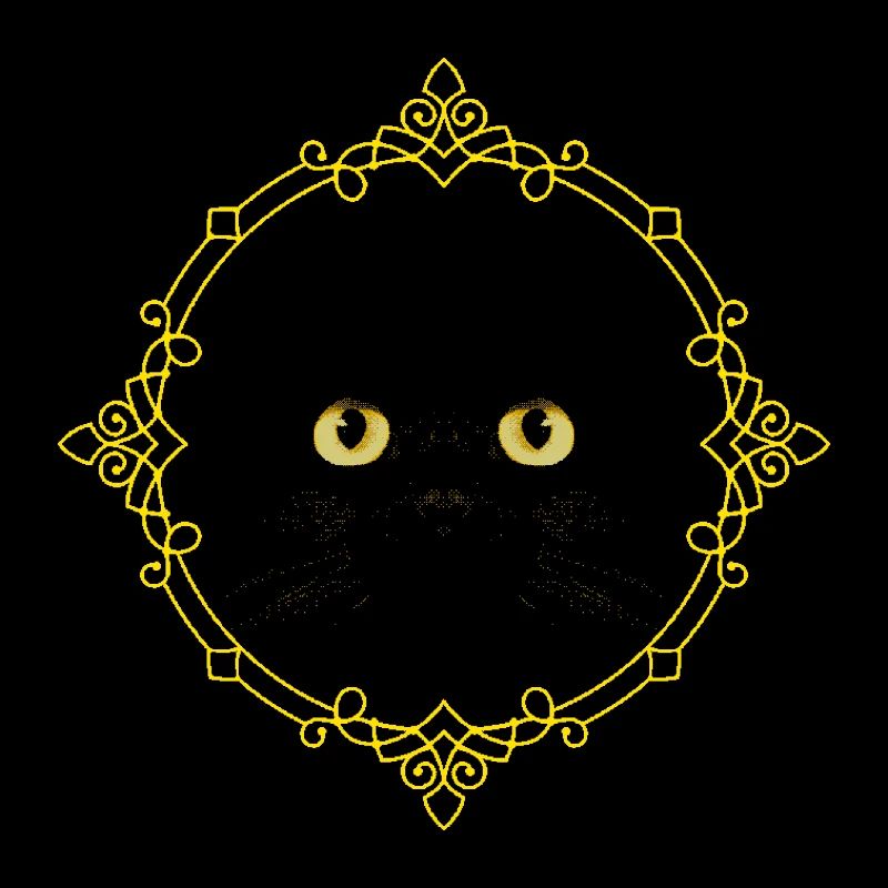 Badge Chat Noir - Pixel Art