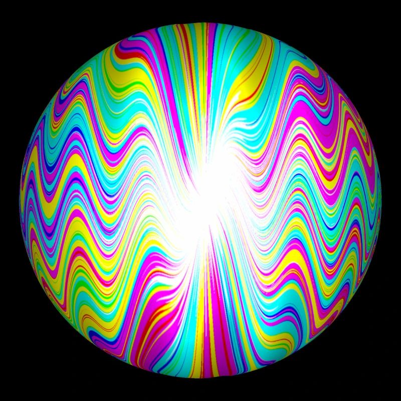 Psychedelic Bullet, Psychedelische Kugel.