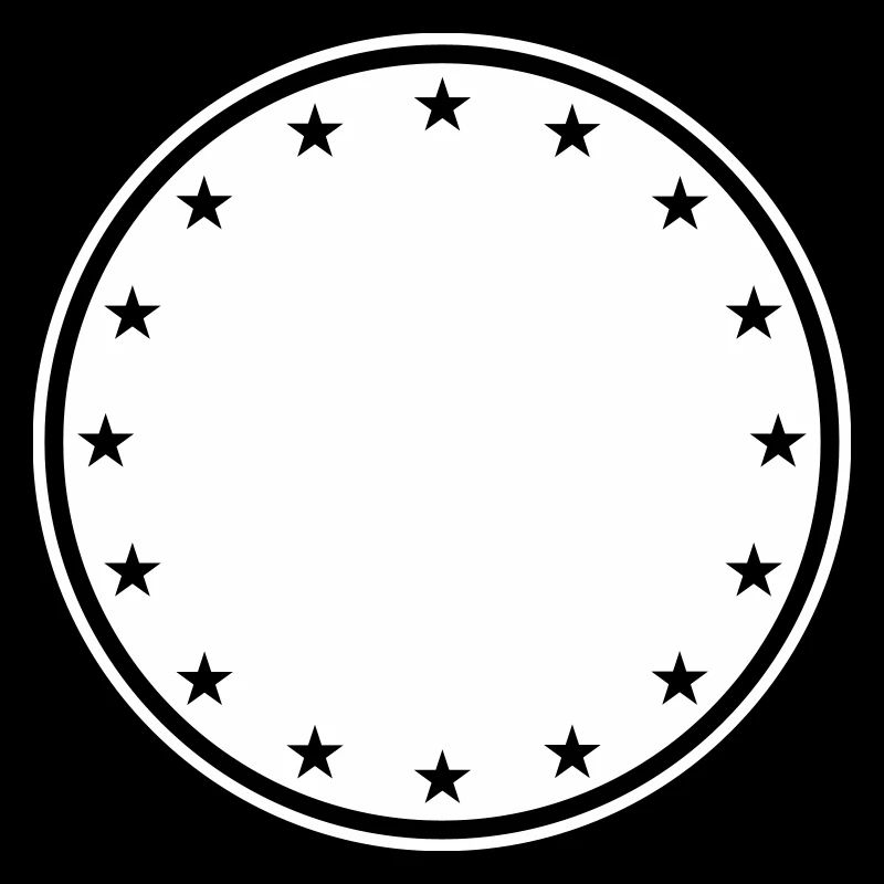 circle star frame round ring shield coat of arms design