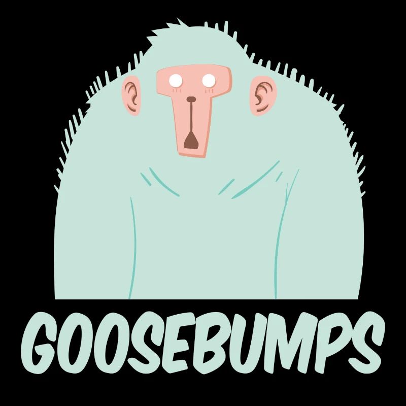 Goose bumps, monkey, gorilla