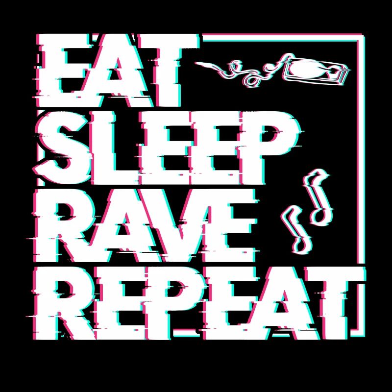 Manger sommeil rave répéter