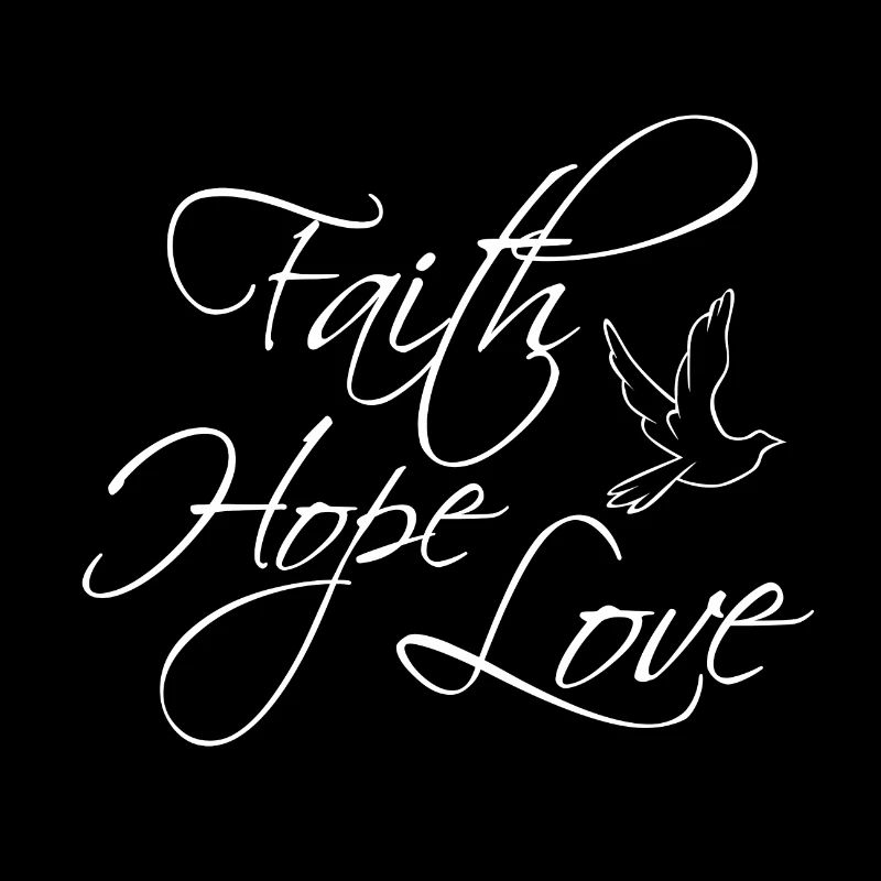 Glaube Hoffnung Taube