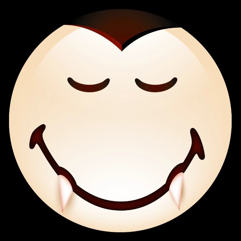 Smiley Halloween Dracula