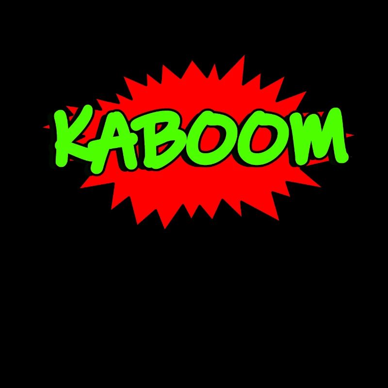 Comic Kaboom Schirftzug Graffiti cooles Geschenk