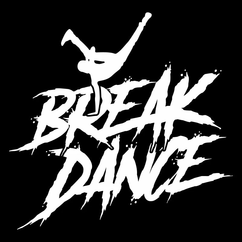 breakdance sport silhouette