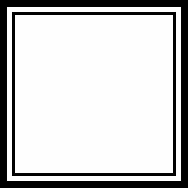 Quadrat Weiß Selbstgestaltung