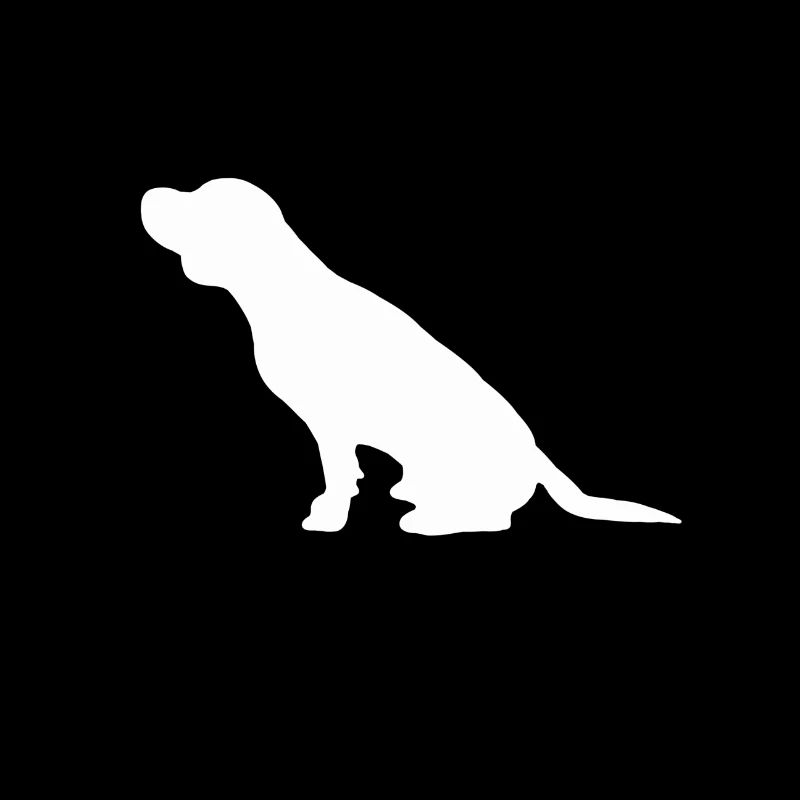 Chien silhouette Beagle Labrador Rottweiler chien